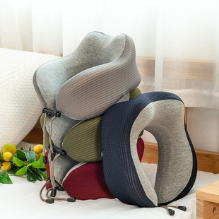 The new memory cotton U-shaped travel pillow, neck protector, napping pillow is a portable and customized hair The new memory cotton U-shaped travel pillow, neck protector, napping pillow is a portable and customized hair