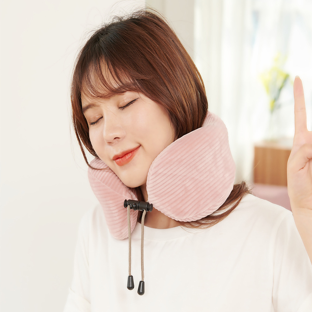 The new memory cotton U-shaped travel pillow, neck protector, napping pillow is a portable and customized hair The new memory cotton U-shaped travel pillow, neck protector, napping pillow is a portable and customized hair