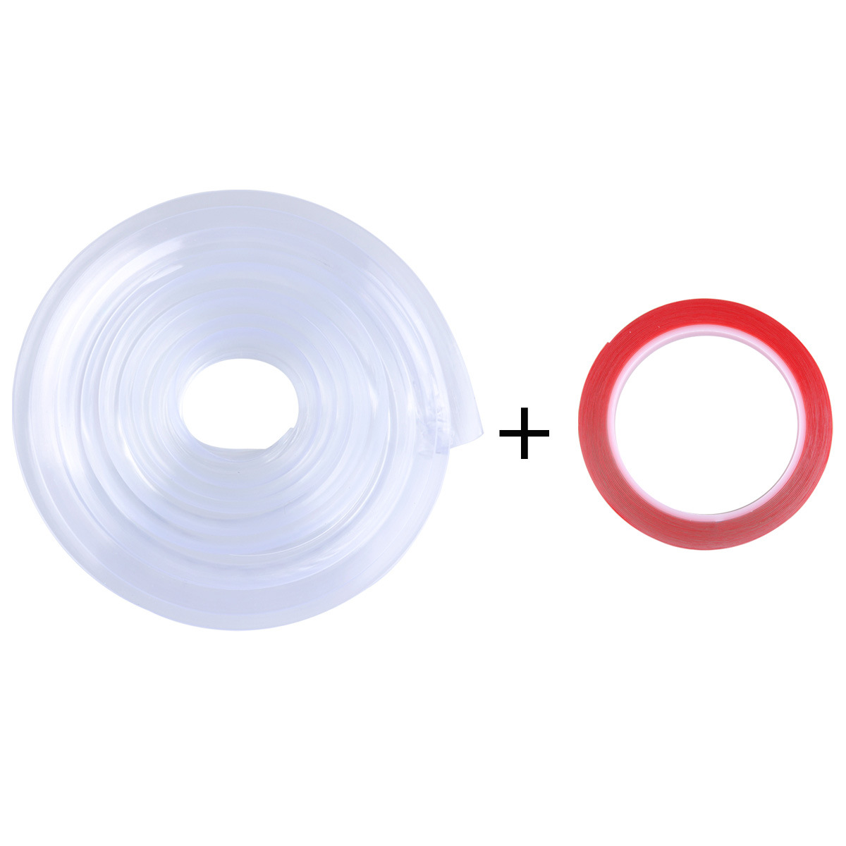 Children&#039;s Safety Transparent Bumper Strip Soft PVC Thickened Soft Table Edge Corner Protector Bumper Strip 10mm Factory Direct Sales