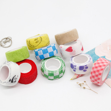Creative Student Self-Adhesive Finger Protector Bandage Writing Protective Finger Artifact Tape Printing Love Anti-Wear Finger Protector Wholesale