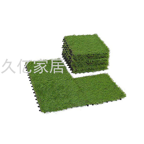 Artificial Anti-Real Lawn Grass Leather Stitching Floor DIY Outdoor Buckle Floor Balcony Garden