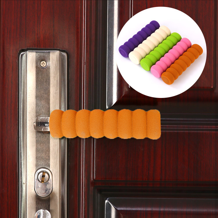 Door Handle Protector Anti-Collision Cover Children&#039;s Safety Thickened Spiral Baby Room Door Handle Bumper Wholesale