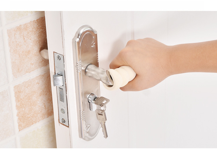 Door Handle Protector Anti-Collision Cover Children's Safety Thickened Spiral Baby Room Door Handle Bumper Wholesale Door Handle Protector Anti-Collision Cover Children's Safety Thickened Spiral Baby Room Door Handle Bumper Wholesale