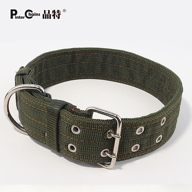 Factory in Stock Pet Supplies Wholesale Pet Anti-Bite Bite-Proof Protector Four-Layer Army Dog Collar