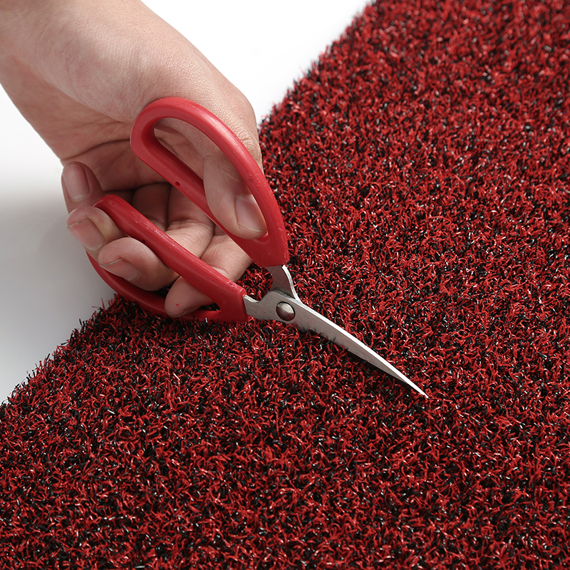 Plain Mud Scraping Mat Emulational Lawn Green Mat Entrance No Carmen Dirt Trap Doormat Can Be Cut Freely Foot Mat