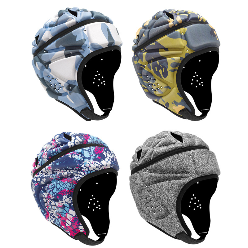 Factory in Stock Sports Crashproof Cap Drop-Resistant Downhill Riding Cap Rugby Football Goalkeeper Helmet Cap
