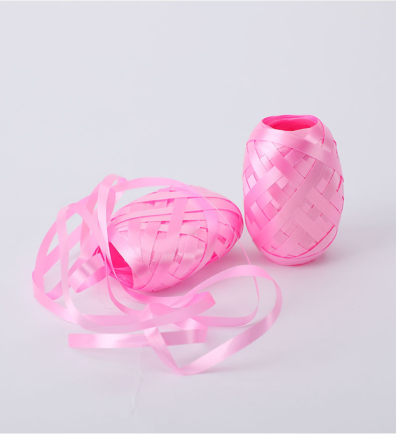 [6 Rolls] Balloon Ribbon Wedding Supplies Color Oval Packaging Bouquet Rugby Bandage