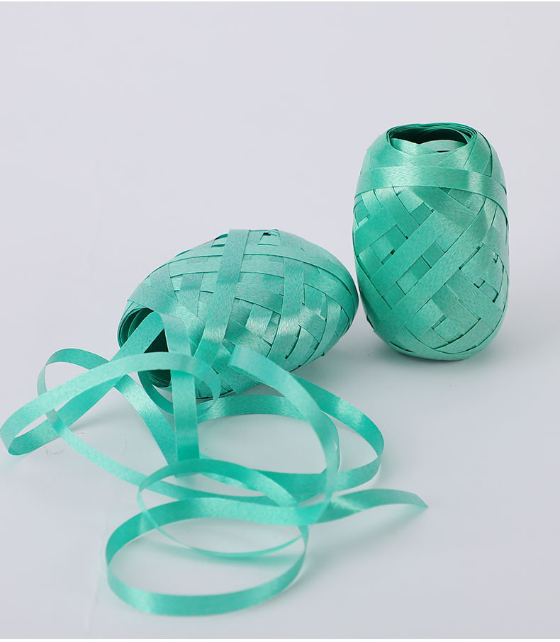 [6 Rolls] Balloon Ribbon Wedding Supplies Color Oval Packaging Bouquet Rugby Bandage