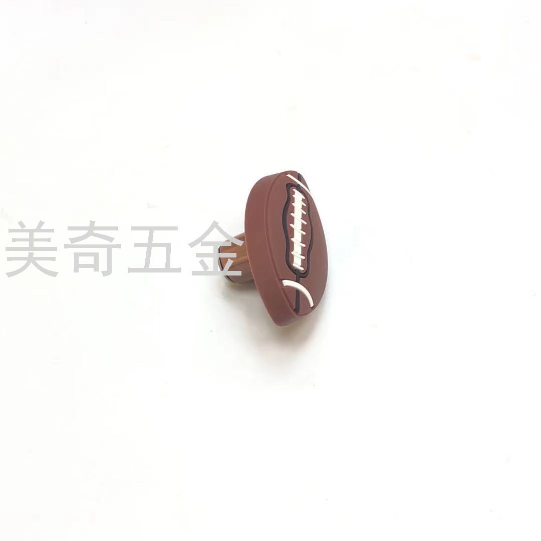 Rugby Children Handle Cupboard Drawer Wardrobe Shoe Cabinet Cabinet Door Single Hole Handle Silicone Anti-Collision Children Handle Rugby Children Handle Cupboard Drawer Wardrobe Shoe Cabinet Cabinet Door Single Hole Handle Silicone Anti-Collision Children Handle