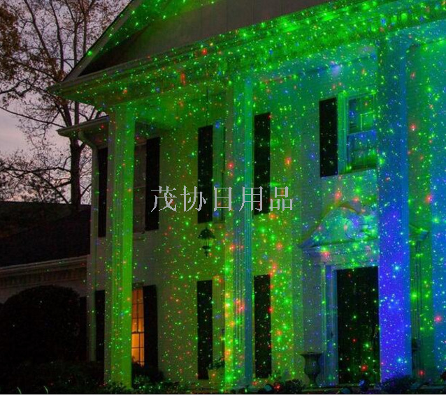 Garden lamp outdoor lawn waterproof laser light the laser light meteor shower lights TV TV shopping