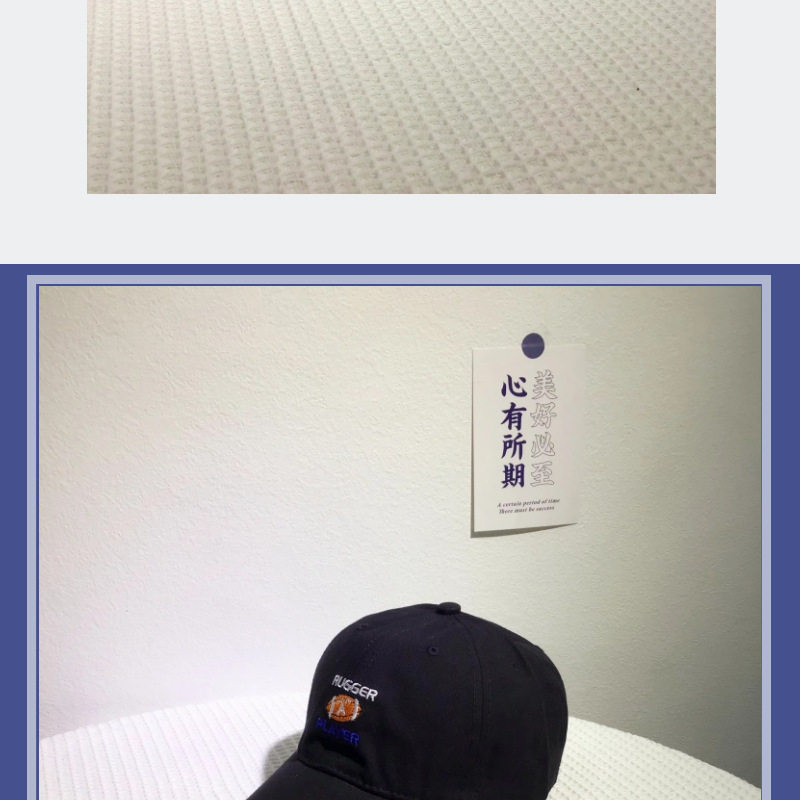 New Rugby Label Hat 2022 Spring Baseball Cap Men's and Women's Embroidered Peaked Cap Outdoor Fishing Sun Hat