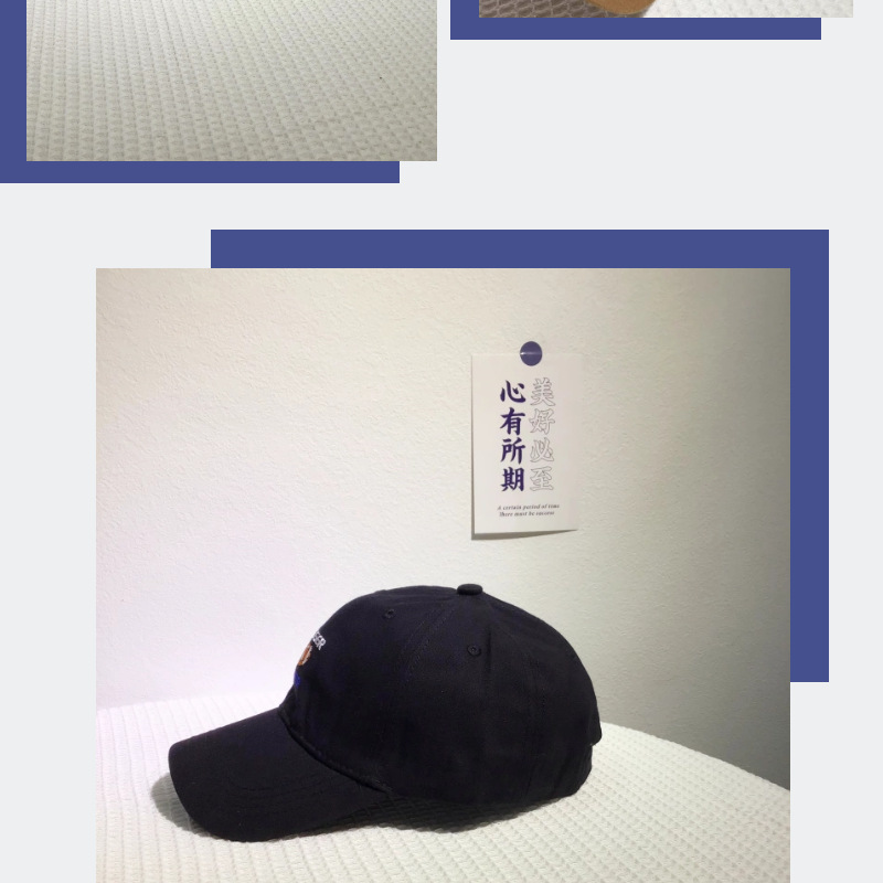 New Rugby Label Hat 2022 Spring Baseball Cap Men's and Women's Embroidered Peaked Cap Outdoor Fishing Sun Hat