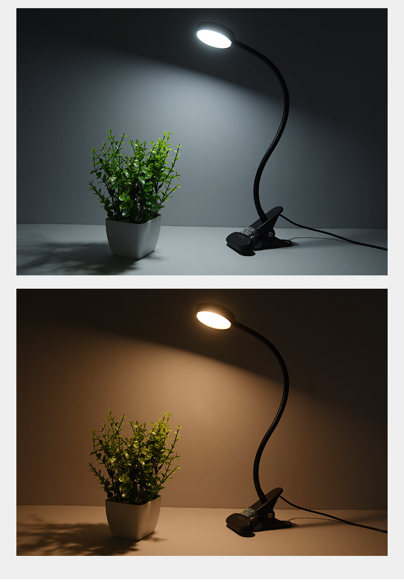 Supply metal super bright led dimming color bedroom bed usb charging reading office eye protector clip lamp Supply metal super bright led dimming color bedroom bed usb charging reading office eye protector clip lamp