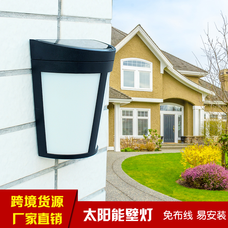 Amazon New Solar Lamp Garden Courtyard Villa Outdoor Lawn Plug-in Lamp Waterproof Decoration
