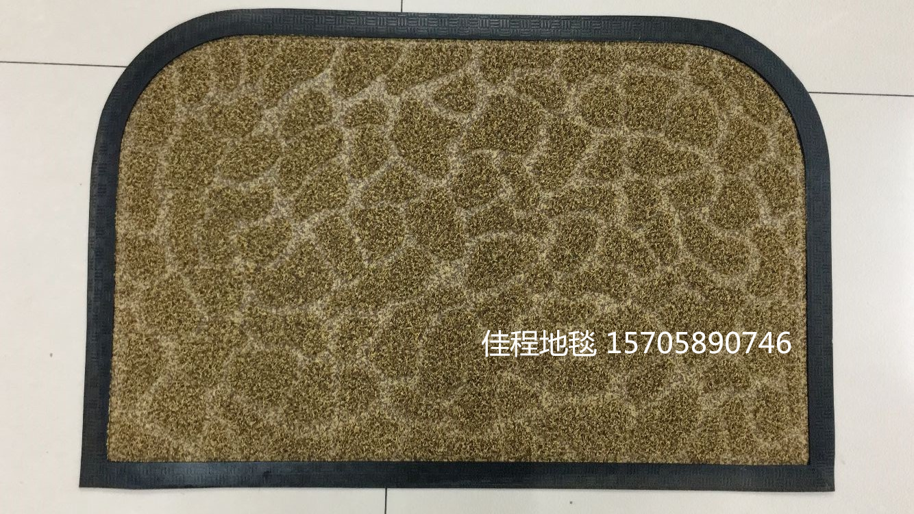 Semi circle long radius rubber lawn embossed mat lawn mat mat mat mat mat mat mat