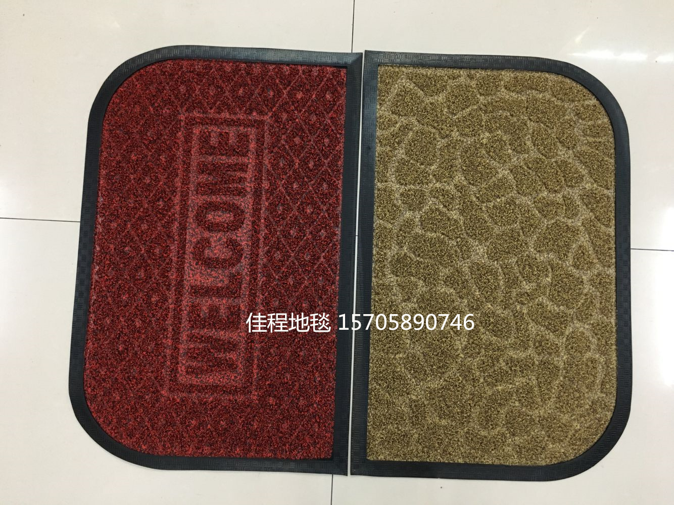 Semi circle long radius rubber lawn embossed mat lawn mat mat mat mat mat mat mat