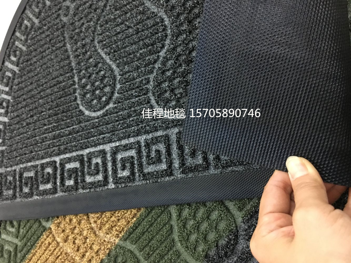 Semi circle long radius rubber lawn embossed mat lawn mat mat mat mat mat mat mat