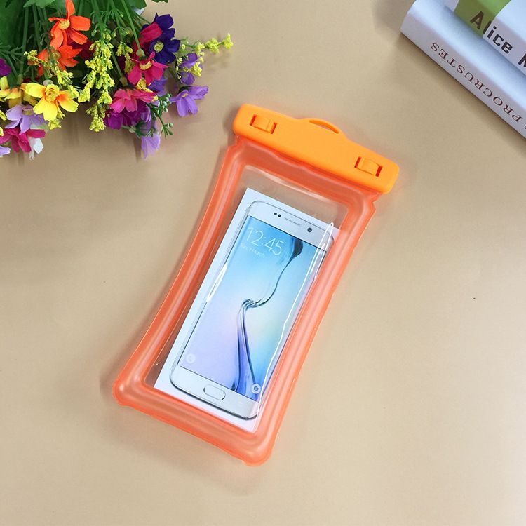 Inflatable floating airbag mobile phone waterproof bag wholesale touch screen large screen swimming  waterproof case