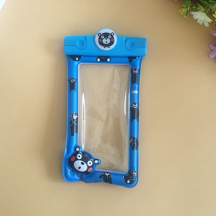 Hot style floating inflatable air bag transparent swimming new cartoon mobile phone waterproof bag waterproof sleeve