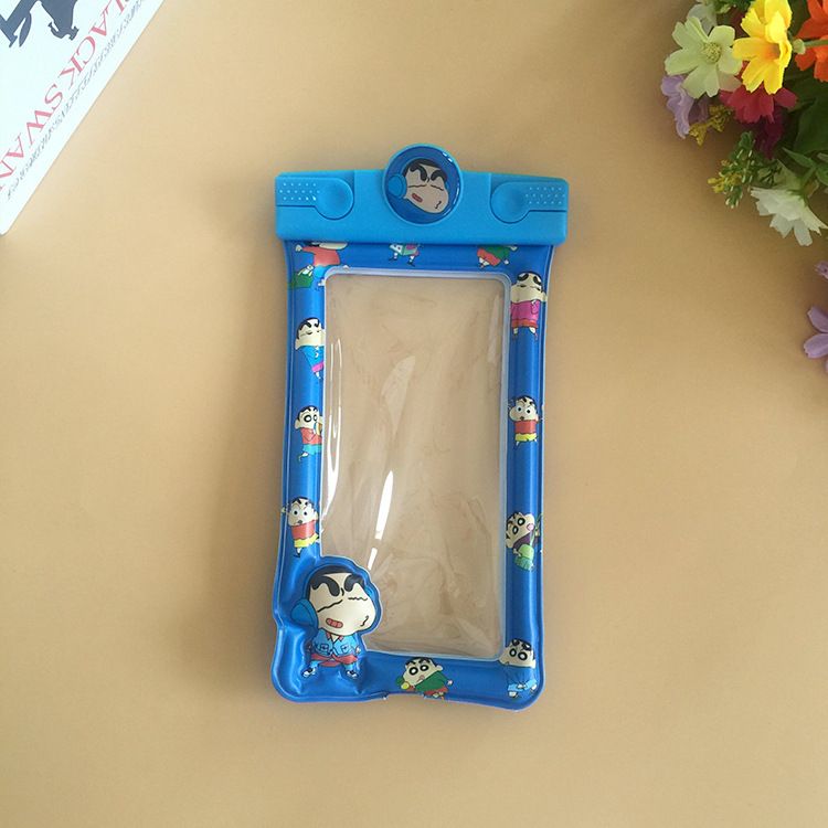 Hot style floating inflatable air bag transparent swimming new cartoon mobile phone waterproof bag waterproof sleeve