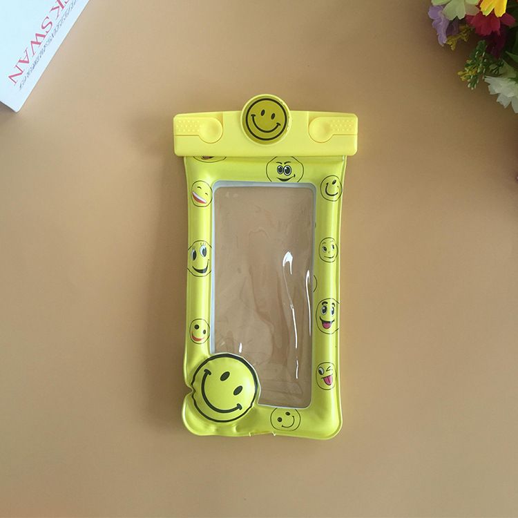 Hot style floating inflatable air bag transparent swimming new cartoon mobile phone waterproof bag waterproof sleeve