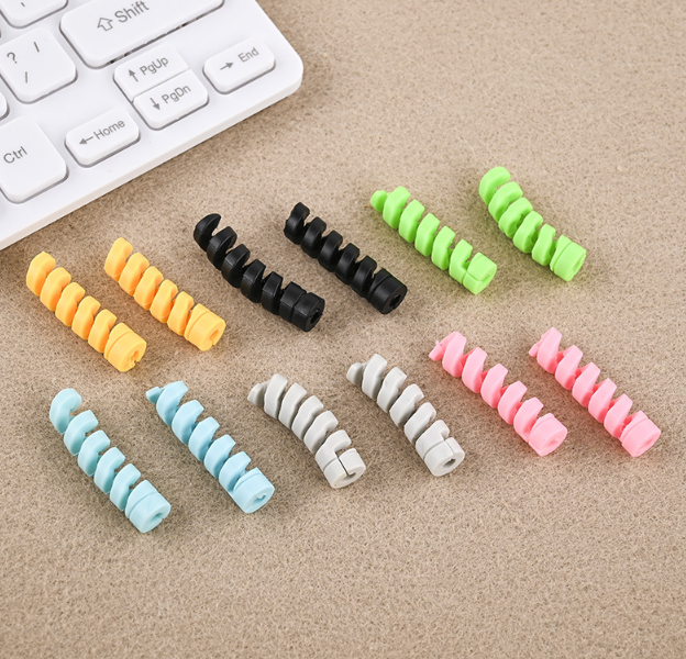 Creative Spiral Data Cable Protector for Foreign Trade Creative Spiral Data Cable Protector for Foreign Trade