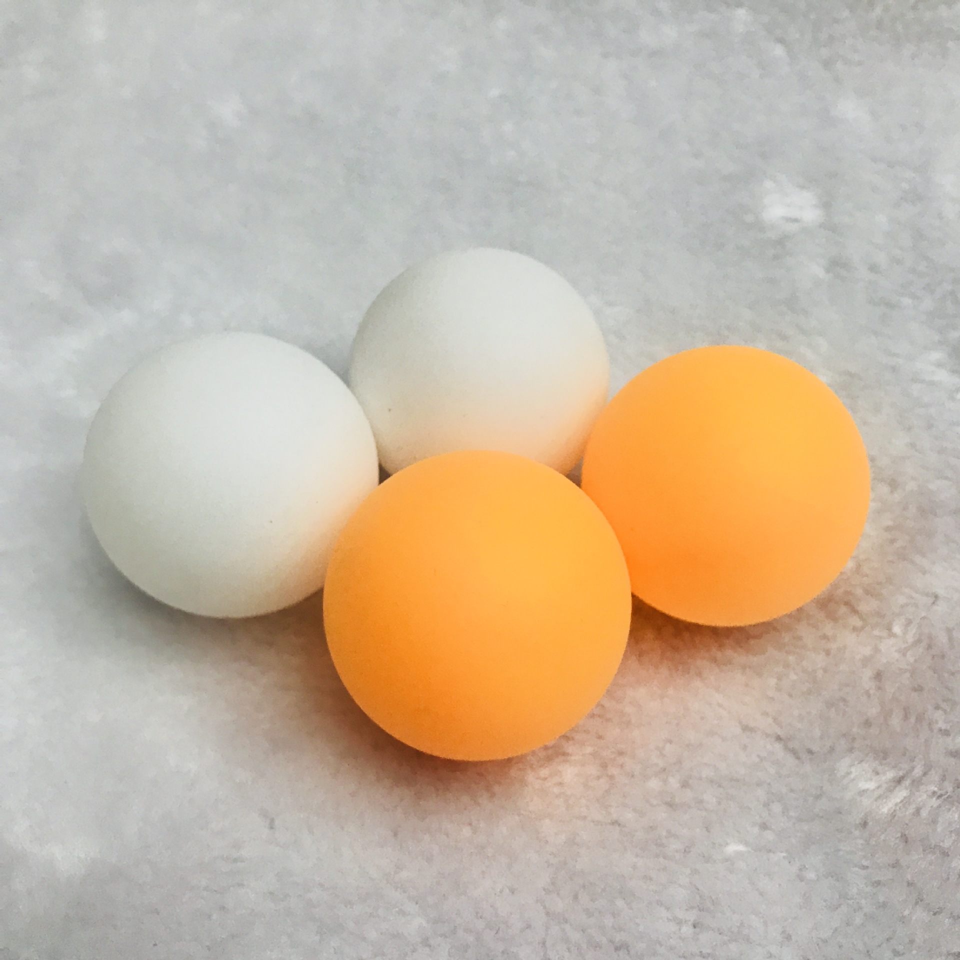 Manufacturer direct sales of OULITE plastic table tennis white 40mm 6 insert card printing LOGO.