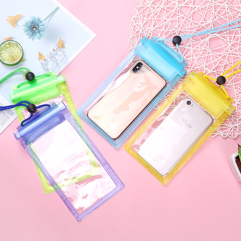 Mobile Phone Waterproof Bag Transparent Three Waterproof Mobile Phone Bag Drifting Swimming Hot Spring Waterproof Bag