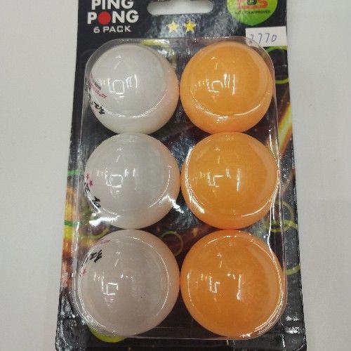 Self-produced and self-marketing 6 single card 2 star table tennis Self-produced and self-marketing 6 single card 2 star table tennis