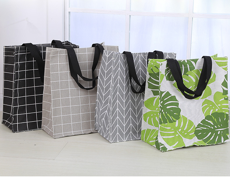 Direct Supply of Goods Cloth Handbag Large Capacity with Inner Pocket Waterproof Bag Linen Bag Shopping Bag Can Be Customized Direct Supply of Goods Cloth Handbag Large Capacity with Inner Pocket Waterproof Bag Linen Bag Shopping Bag Can Be Customized