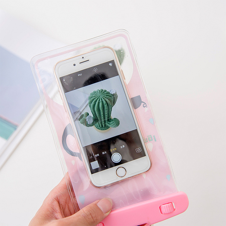 Cartoon Mobile Phone Waterproof Bag New Large Outdoor iPhone Photo Transparent Waterproof Phone Set Factory Direct Sales