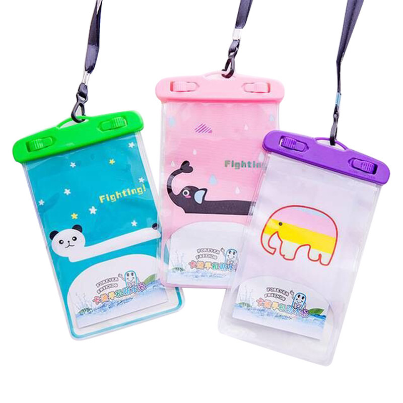 Cartoon Mobile Phone Waterproof Bag New Large Outdoor iPhone Photo Transparent Waterproof Phone Set Factory Direct Sales