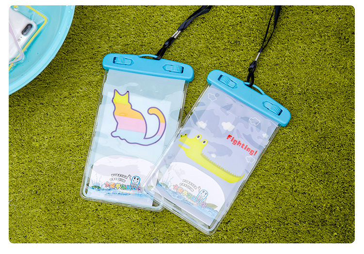 Cartoon Mobile Phone Waterproof Bag New Large Outdoor iPhone Photo Transparent Waterproof Phone Set Factory Direct Sales