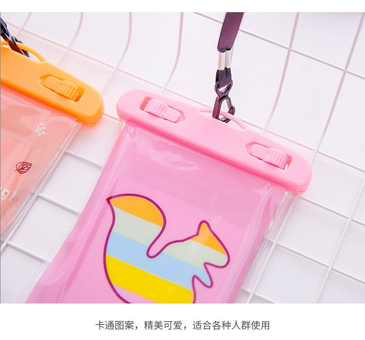 Cartoon Mobile Phone Waterproof Bag New Large Outdoor iPhone Photo Transparent Waterproof Phone Set Factory Direct Sales