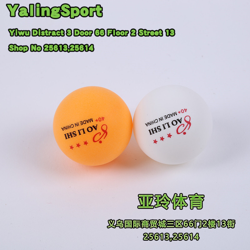 ABS 3 Star PingPong Ball  Table Tennis Yellow White PingPong