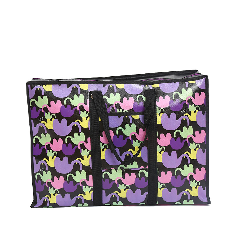 Manufacturer 175G Order Buckle Thicken Non-Woven Fabric Travel Moving Waterproof Bag Large Capacity Luggage Quilt Packing Bag Manufacturer 175G Order Buckle Thicken Non-Woven Fabric Travel Moving Waterproof Bag Large Capacity Luggage Quilt Packing Bag