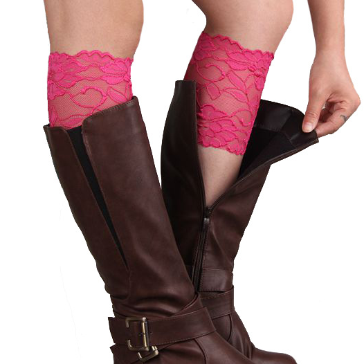 lace boot cuff  Stretch lace lace set of legs  Shoe set