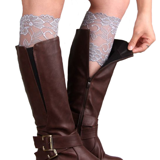 lace boot cuff  Stretch lace lace set of legs  Shoe set