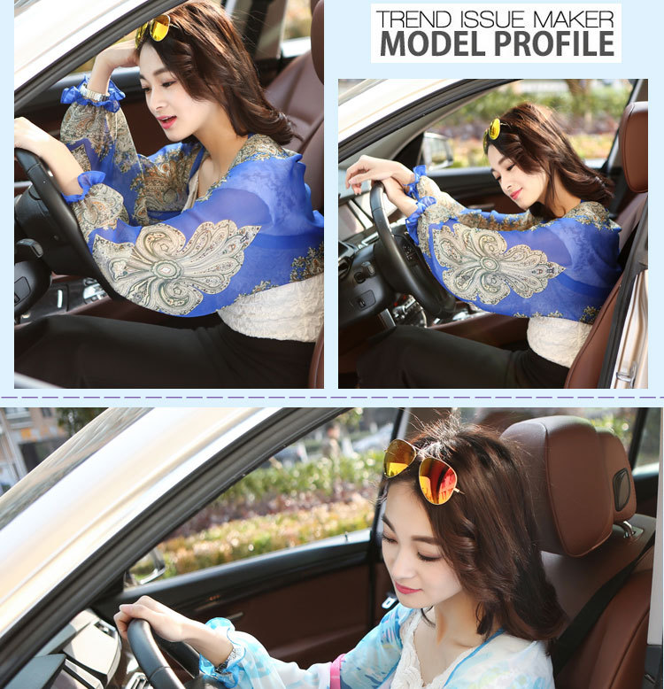 Beach female open cycling cuff Chiffon scarves shawls all-match amazing sunscreen air spring scarf
