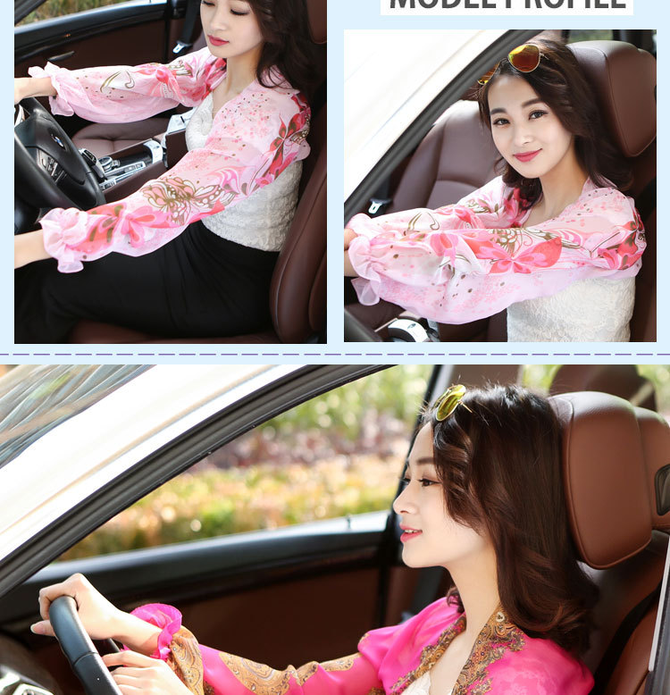 Beach female open cycling cuff Chiffon scarves shawls all-match amazing sunscreen air spring scarf