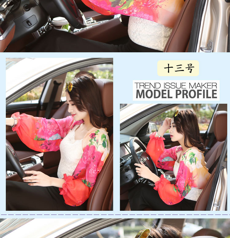 Beach female open cycling cuff Chiffon scarves shawls all-match amazing sunscreen air spring scarf