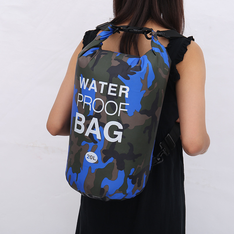 Outdoor Mountaineering Camouflage Backpack Camouflage Shoulder Bag Anti-Water Bag Bucket Bag Backpack Waterproof Bag Water Bag