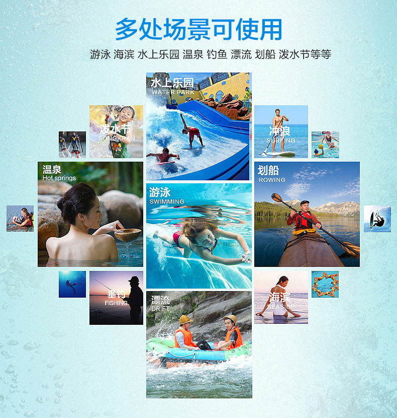 Beach Water Splashing Festival Mobile Phone Waterproof Bag New ThreeLayer Sealed PVC Storage Waterproof Waist Bag Beach Water Splashing Festival Mobile Phone Waterproof Bag New ThreeLayer Sealed PVC Storage Waterproof Waist Bag