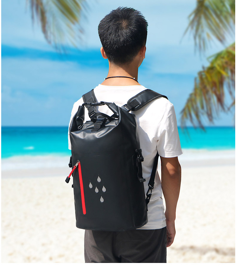 Outdoor Supplies PVC Drifting Bag MultiFunctional WaterProof Bag Men's and Women's Backpack Outdoor Waterproof Rucksack