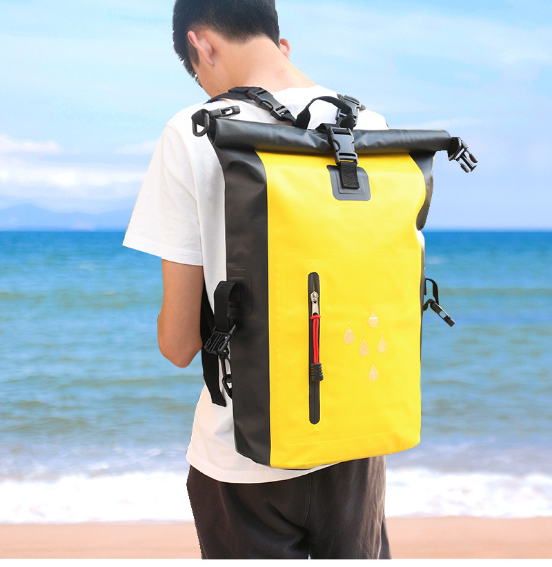 Outdoor Supplies PVC Drifting Bag MultiFunctional WaterProof Bag Men's and Women's Backpack Outdoor Waterproof Rucksack