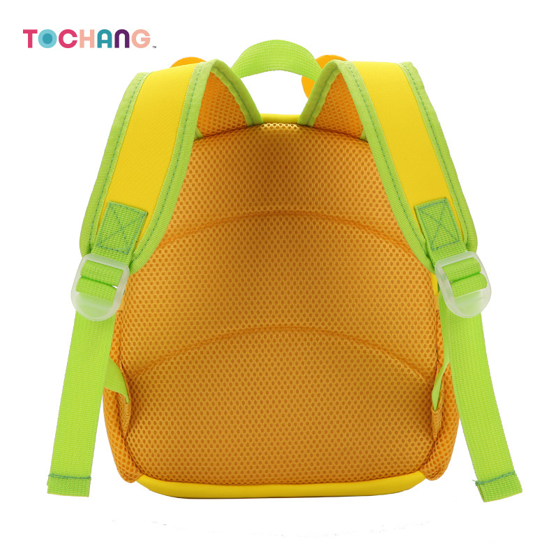 Large Neoprene Children&#039;s School Bags Kindergarten Cartoon Backpack Animal Schoolbag Children Waterproof Bag