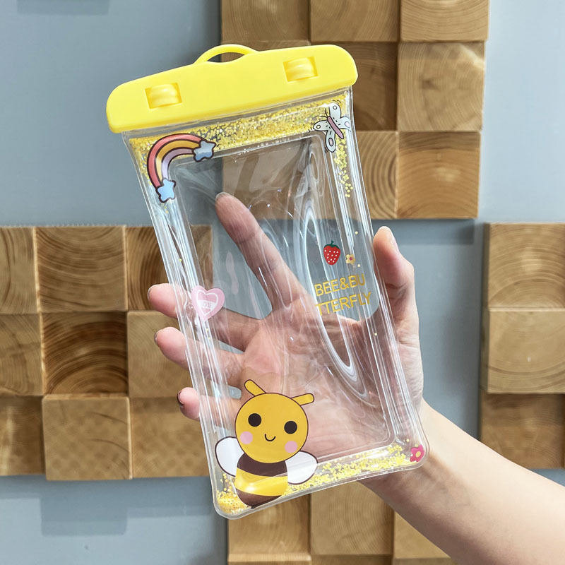 Cartoon Waterproof Phone Set Large Touch Screen Sealed Transparent PVC Quicksand Inflatable Floating Mobile Phone Waterproof Bag Drifting Cartoon Waterproof Phone Set Large Touch Screen Sealed Transparent PVC Quicksand Inflatable Floating Mobile Phone Waterproof Bag Drifting