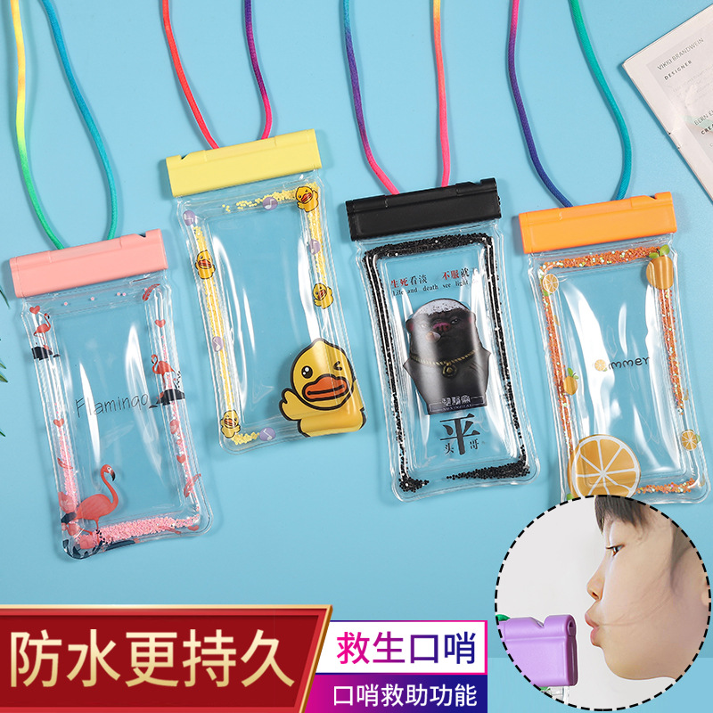 2021 New Mobile Phone Waterproof Bag Storage Swimming Diving Floating Bag PVC Transparent Cartoon Waterproof Phone Set 2021 New Mobile Phone Waterproof Bag Storage Swimming Diving Floating Bag PVC Transparent Cartoon Waterproof Phone Set