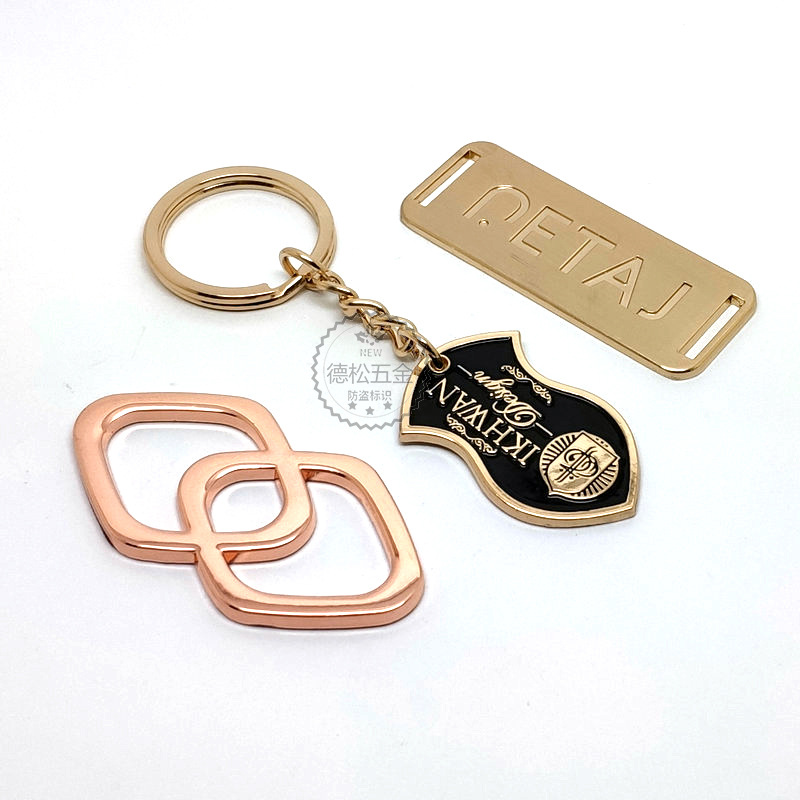 Metal Sewing Hole Sign Suit Cuff Stitching Label Nameplate Private Logo Plate Rectangular Black Logo Tag Metal Sewing Hole Sign Suit Cuff Stitching Label Nameplate Private Logo Plate Rectangular Black Logo Tag