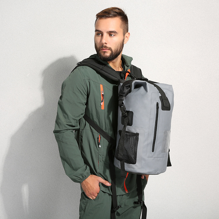 Manufacturer PVC Waterproof Bag Large Capacity Mountaineering Diving Swimming Bag Outdoor Backpack OEM Customization